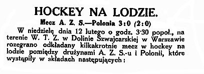 „Przegląd Sportowy" nr 8 z 24 II 1922 r., s. 10 - 11.