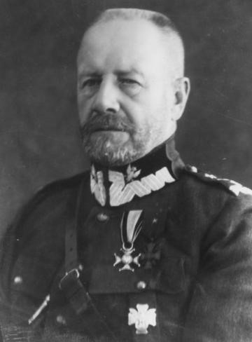 Generał Żeligowski w październiku 1920 r. mianowany dowódcą 1 Dywizji Piechoty Litewsko-Białoruskiej z rozkazu Piłsudskiego zajął Wilno i Wileńszczyznę. Fot. za  https://dzieje.pl/postacie/lucjan-zeligowski